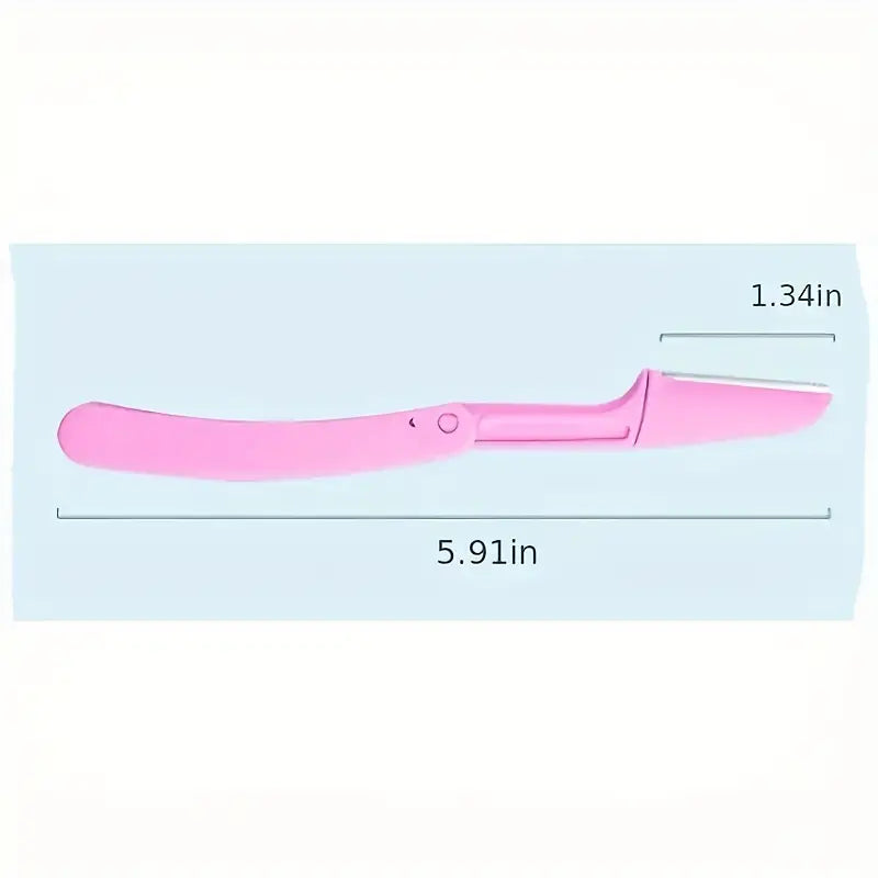 3 Pcs Folding Eyebrow Razors for Hair Removal