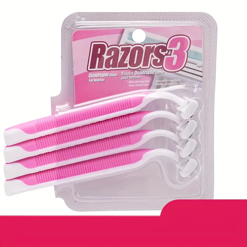 Comfort Manual Razors for Men and Women, 4 Pcs Set