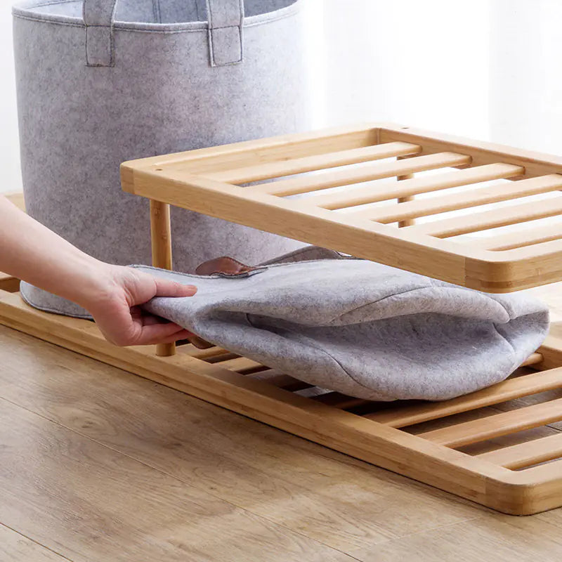 Minimalist Felt Storage Basket for Home and Car