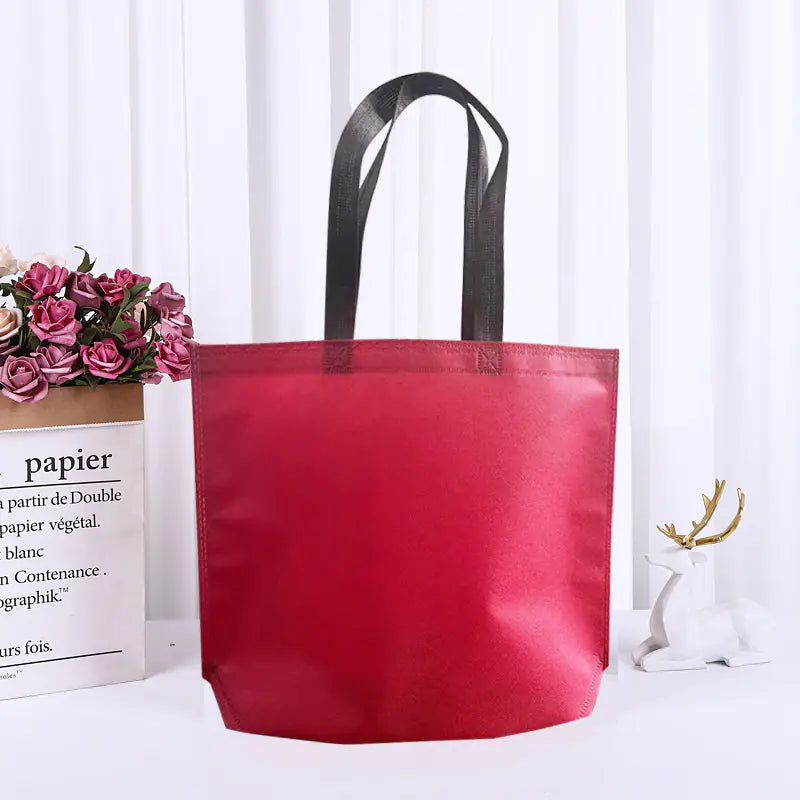 Custom Non-Woven Fabric Tote Bags for Gifts and Shopping