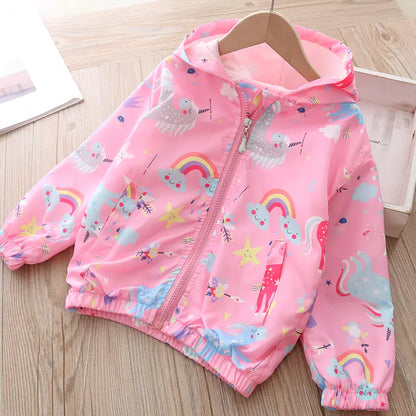 Children's Spring and Summer Graffiti Jackets