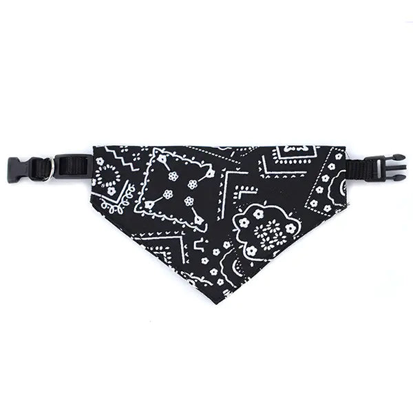 Printed Pet Bibs and Triangular Scarves for Dogs/Cats