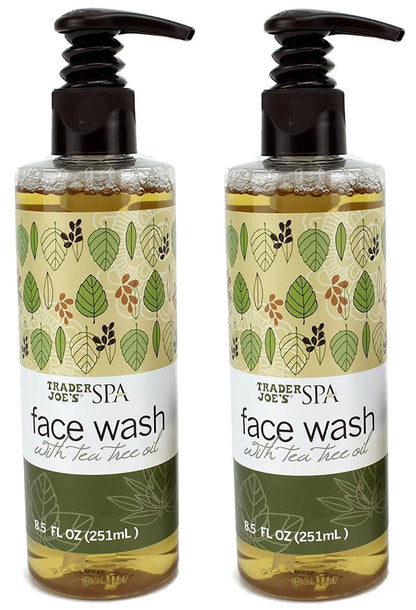 Trader Joes Spa Face Wash with Tea Tree Oil (2 Packs)