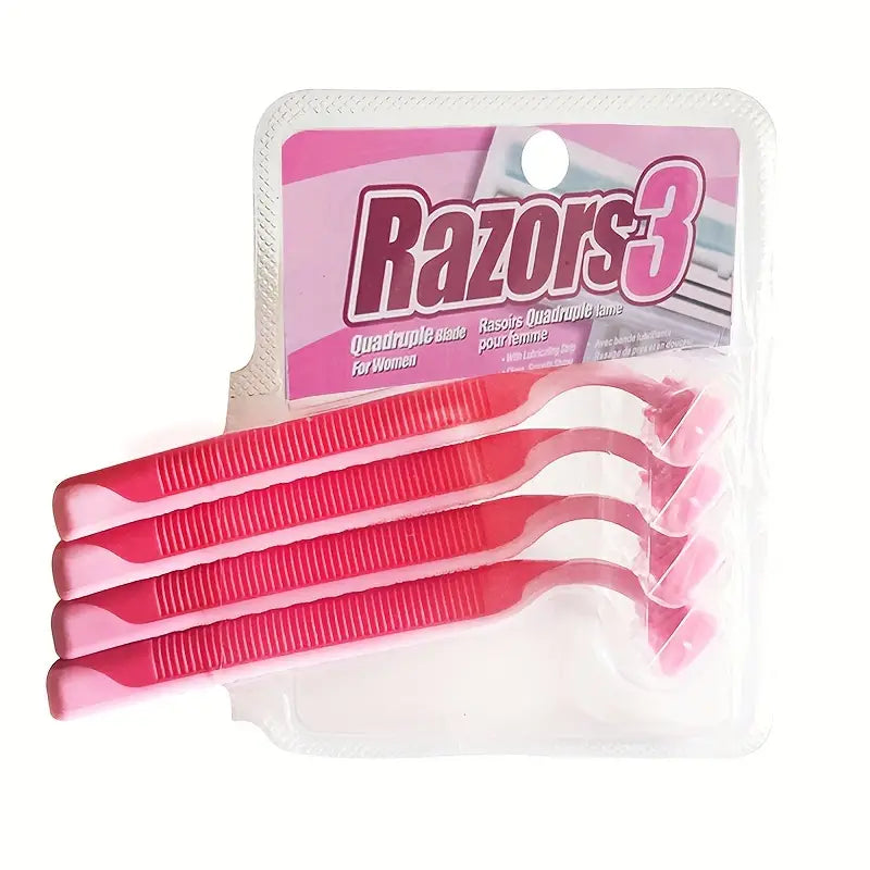 Comfort Manual Razors for Men and Women, 4 Pcs Set