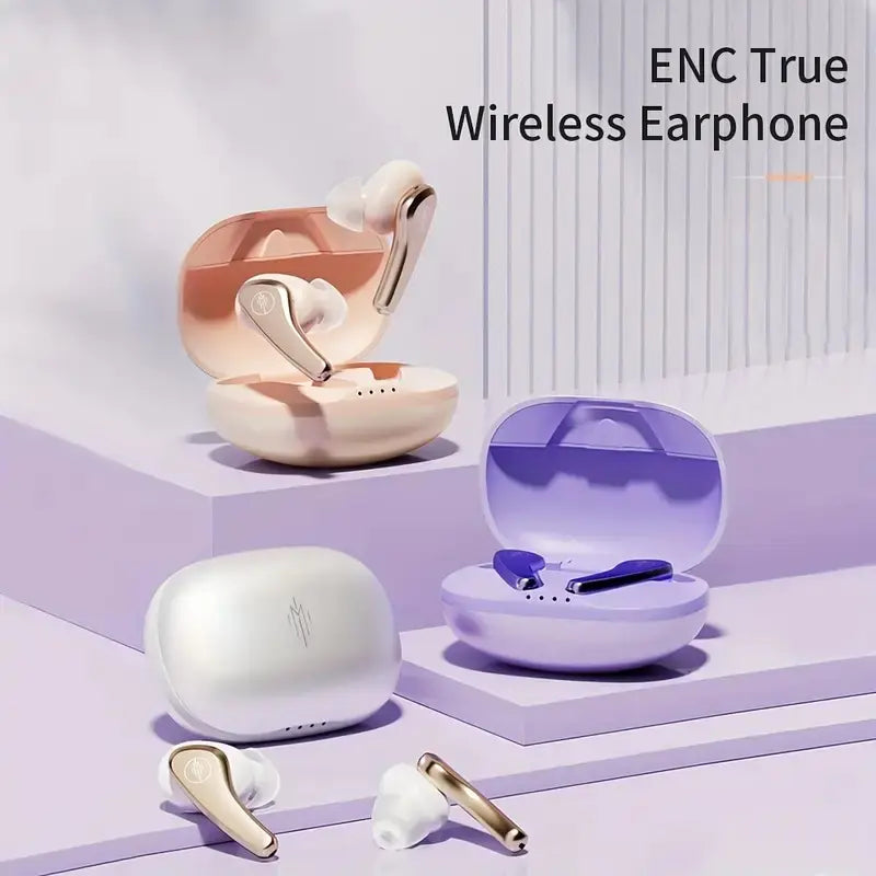 Wireless Earbuds with Deep Bass and Noise Reduction