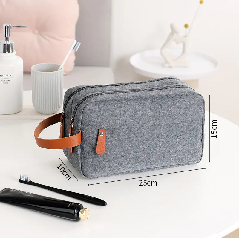 Men's Travel Toiletry Bag for Skincare Storage
