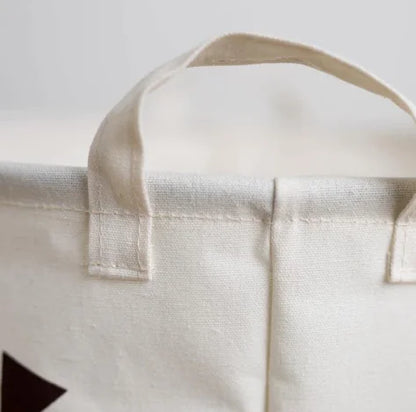 Fabric Storage Basket, Woven Bin, Home Decor