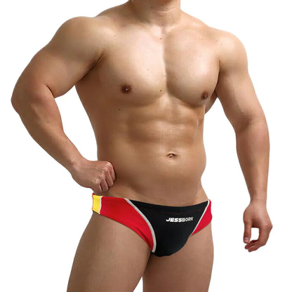 Men's Color Block Swim Briefs and Trunks