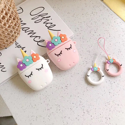 Unicorn AirPods Silicone Case for Apple Wireless Earbuds