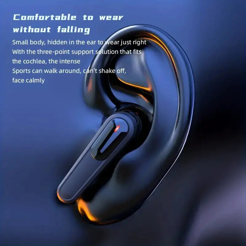 TWS V5.3 True Wireless Earbuds with RGB Light Case