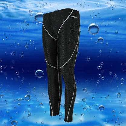Sun-Proof Nylon Men's Cropped Swim Trunks