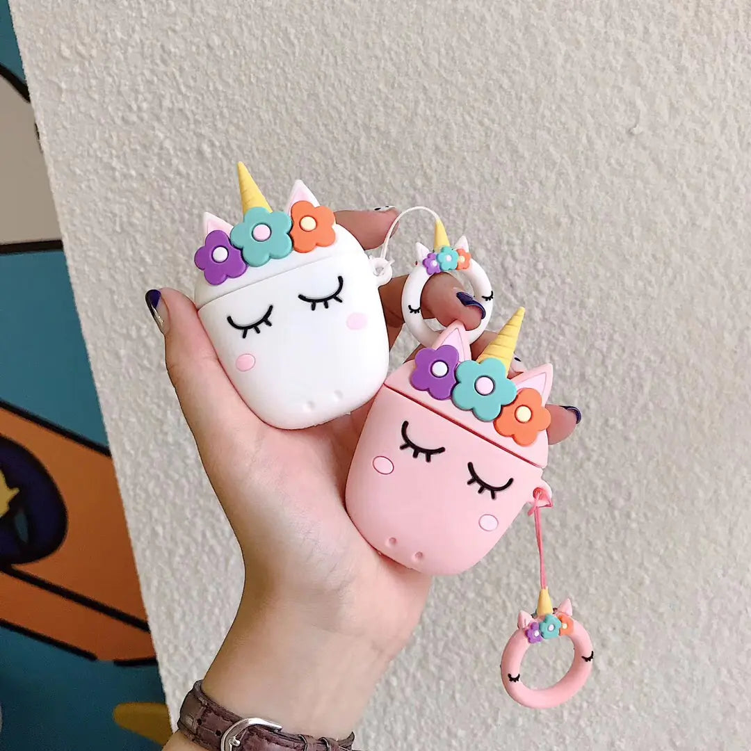 Unicorn AirPods Silicone Case for Apple Wireless Earbuds