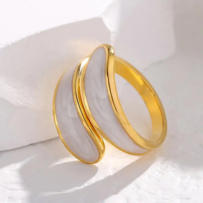 Personalized Adjustable Titanium Steel Drip Ring for Women