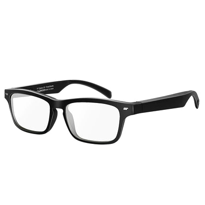 CatXQ Smart GlassesWireless BluetoothIP5 WaterproofBone Conduction Sound (Music&Call) for All Smart Devices Support Lens Replacement - Blue Light Blocking