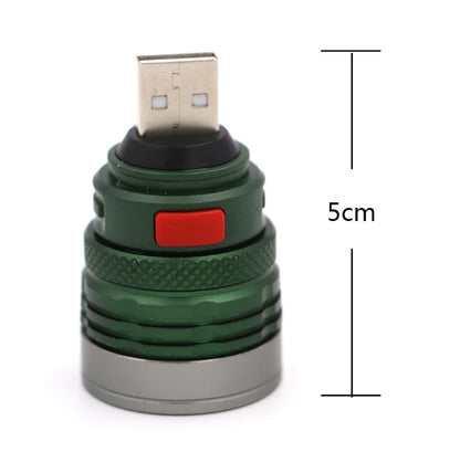 LED Lighting USB Rechargeable Portable Flashlight