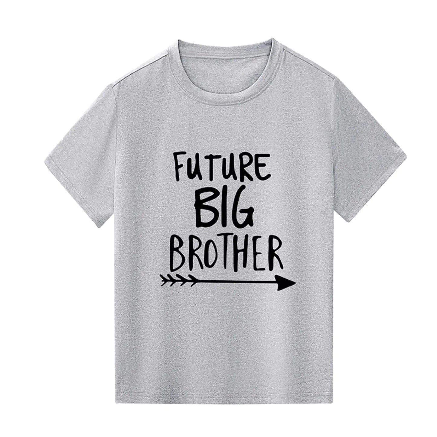 Promoted to Big Brother Tees Clothes Baby Boy T Shirts Tops Toddler Novelty Summer Outfit (Future Big Brother-Gray 3-4 Years)