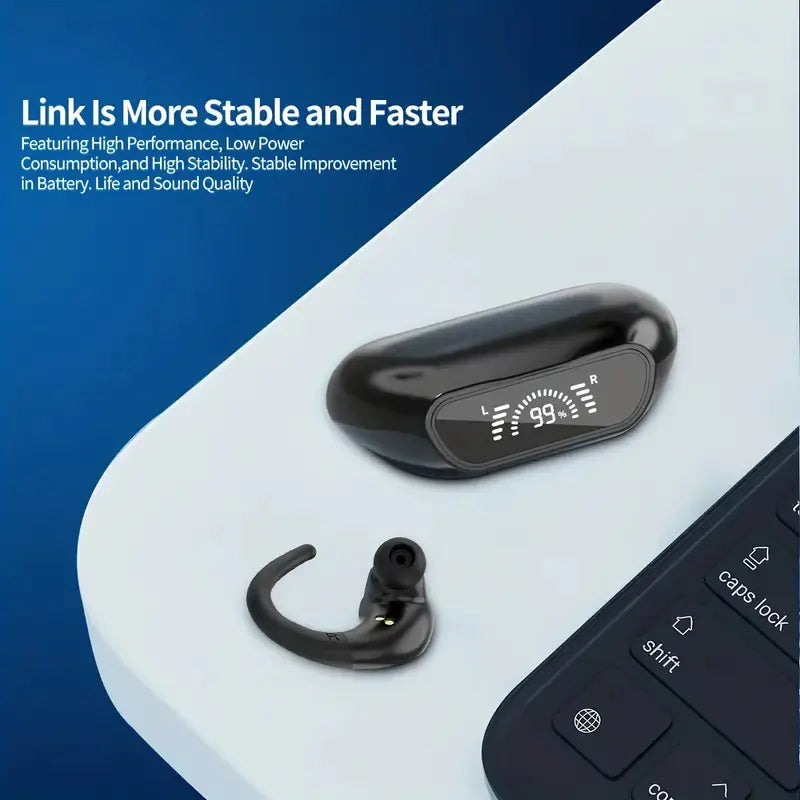 A8 Wireless Earbuds - TWS BT5.1 with LED Display