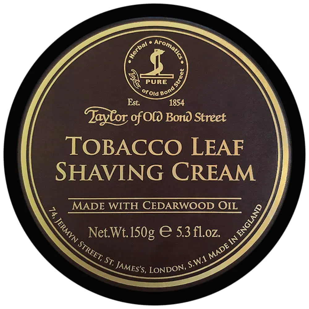 Taylor of Old Bond Street Tobacco Leaf Shaving Cream Bowl 5.3 Ounce