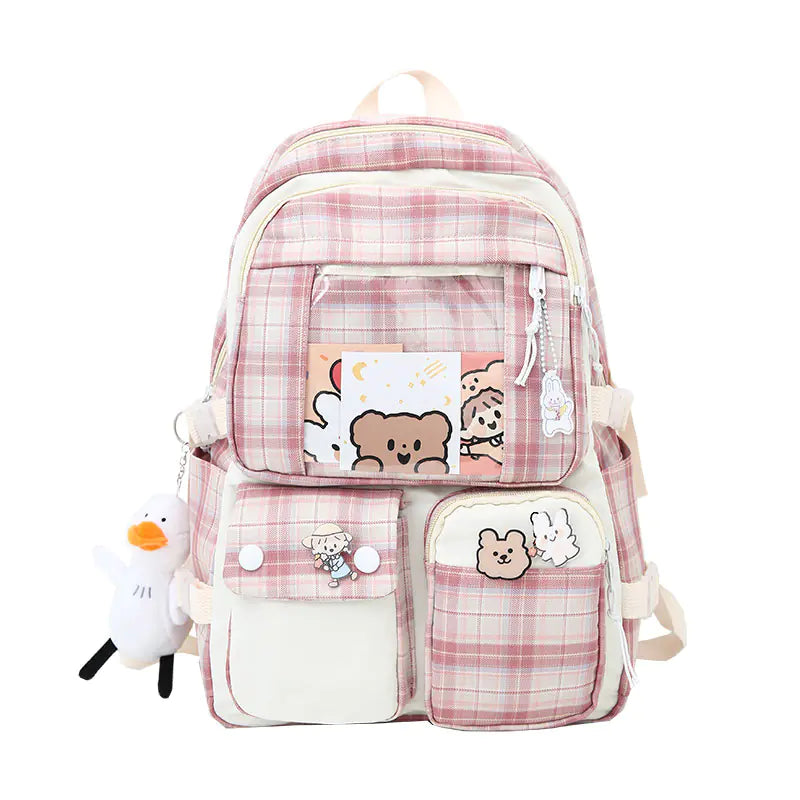 Stylish Ins Backpacks for High School and College Students