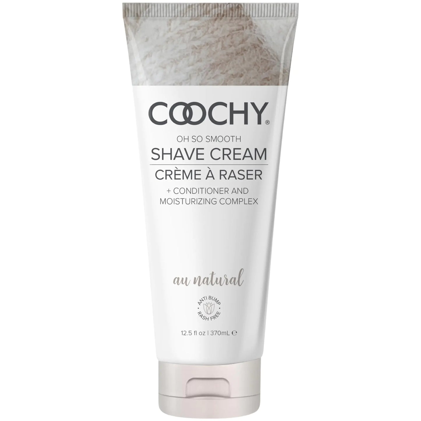 Coochy Intimate Shaving Cream | Shave Conditioner & Moisturizer for Face & Body | Ideal for Sensitive Skin Care Anti-Bump | Au Natural 12.5 oz