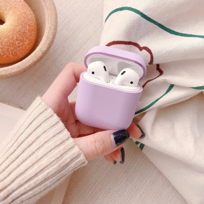 Cute Simple Hard Case for Apple AirPods Wireless Earbuds