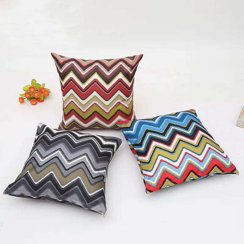 Corrugated Cushion Cover for Car and Sofa Pillows