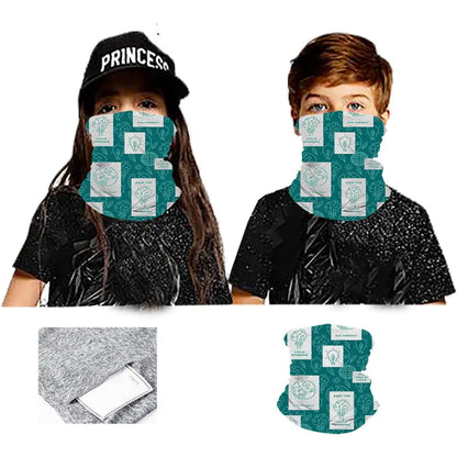Kids' Printed Sunscreen Scarf