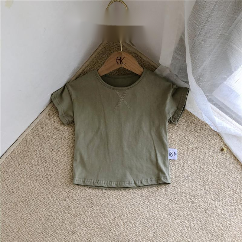 Summer Baby Kids Simple Short-Sleeve T-Shirt