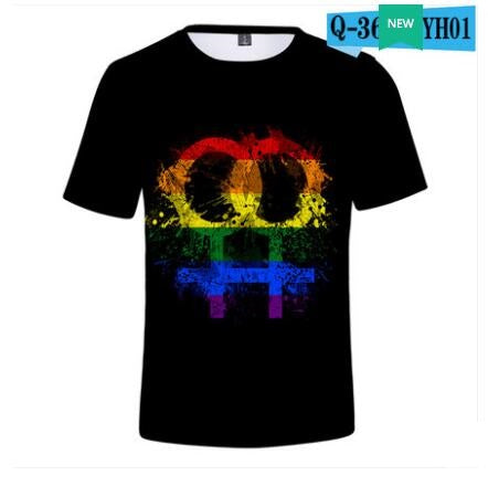 Rainbow Couple Short Sleeve T-Shirts (Matching Set)