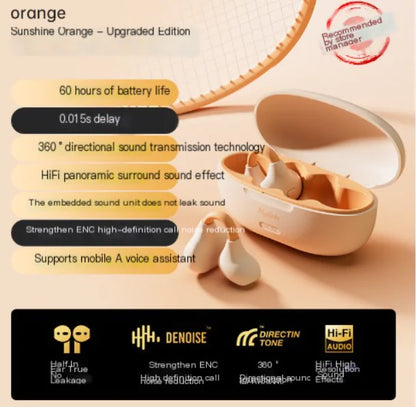 2024 Cute Color Open Ear Wireless Earbuds (One Set)