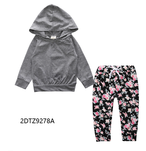Spring Autumn Long Sleeve T-Shirt Baby Outfit Set