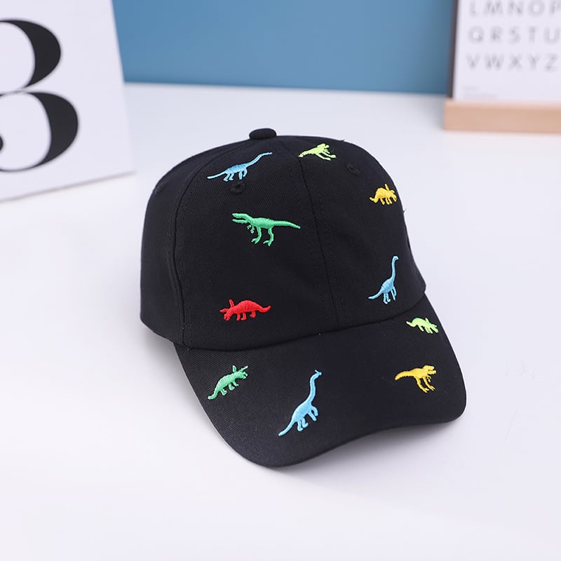 Colorful Dinosaur Baseball Hats for Kids