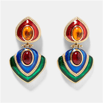 Minimalist European Style Earrings with Diamonds (Wholesale)