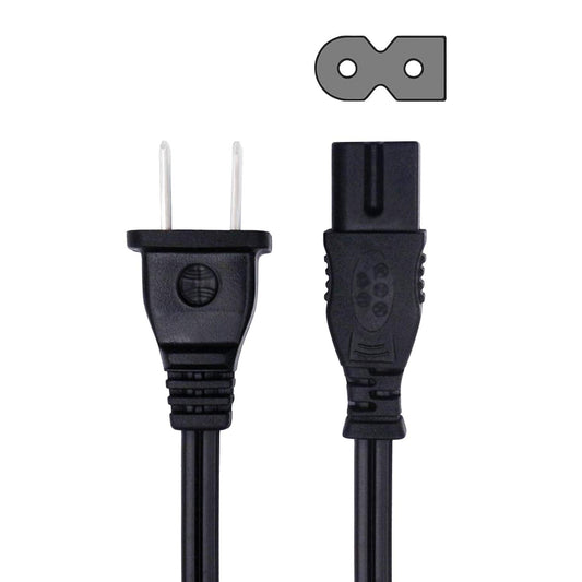 8ft AC Power Cord Replacement for Sony PlayStation 2 1 PS1 PS2Pioneer Pro DJ PLX-500-K DJM-400 DM40 DM40BT Mixer Studio Monitor CDJ900NXS Player Power Cord 2 Prong AC Cable