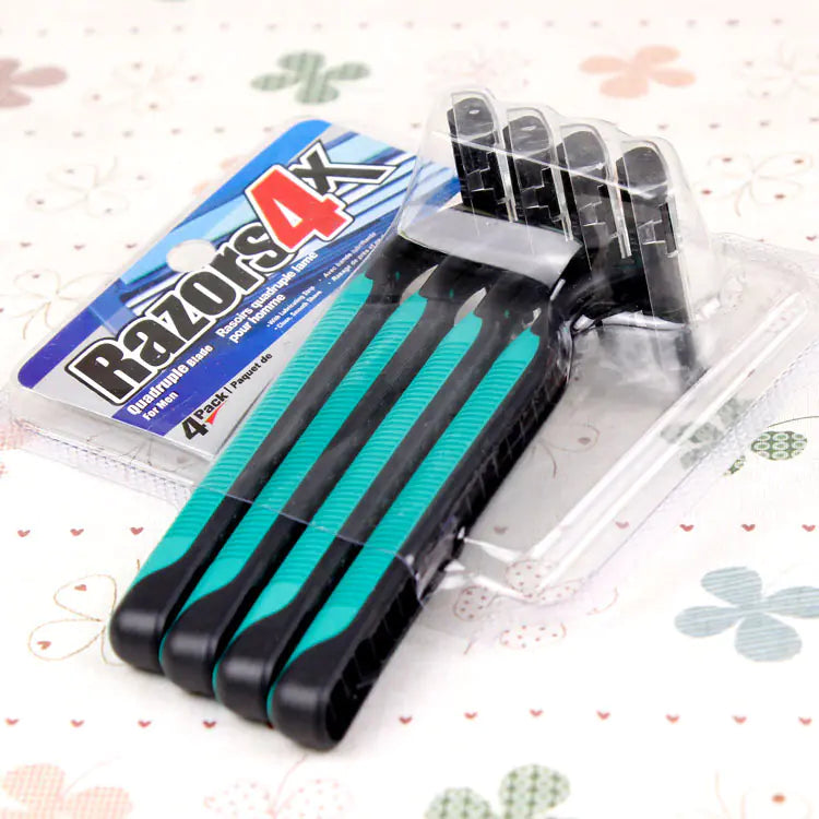 Classic Women's Disposable Hair Removal Razors (4 Pack)