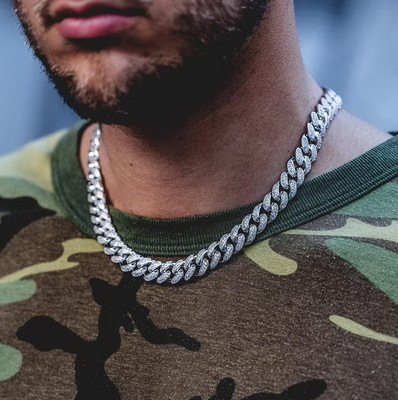 Men's Full Diamond Necklace