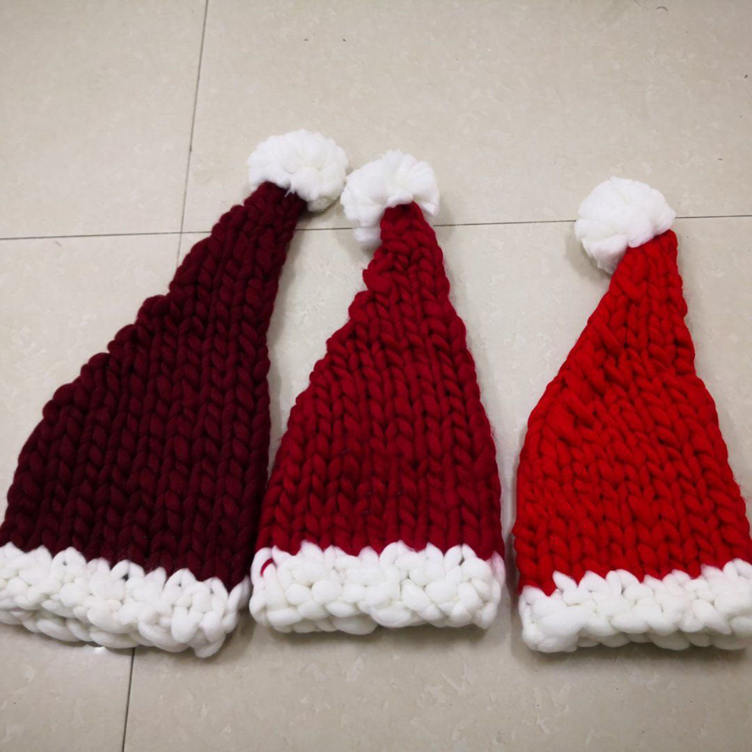 Matching Parent-Child Christmas Hats Set