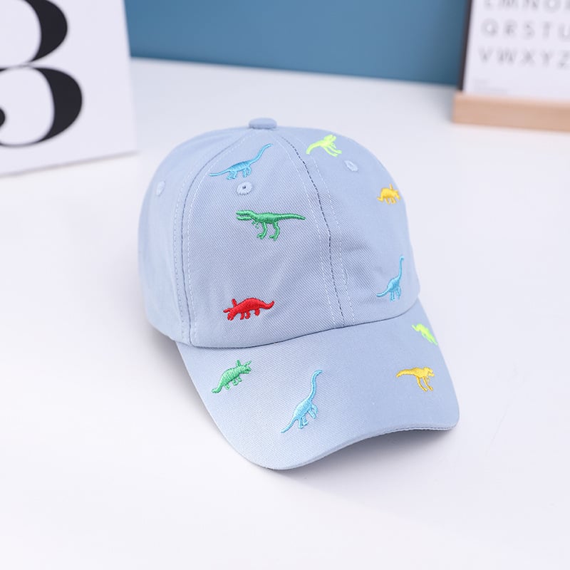 Colorful Dinosaur Baseball Hats for Kids