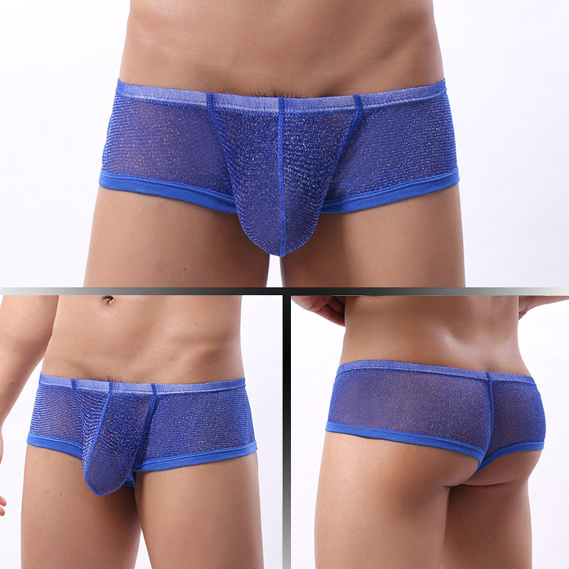 Breathable Mesh Men's Low Waist Underwear
