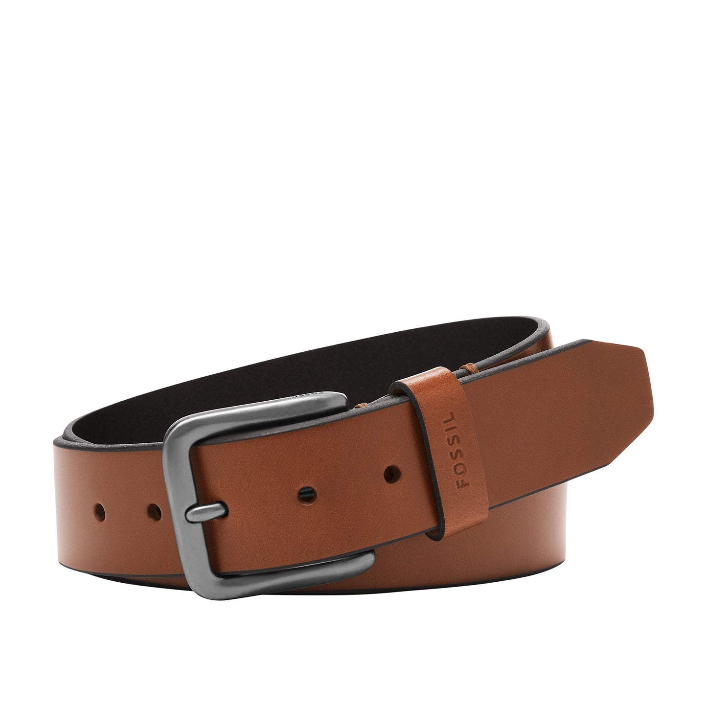 Fossil Mens Brody Leather Casual Dress Every Day Belt Size 32 Brown