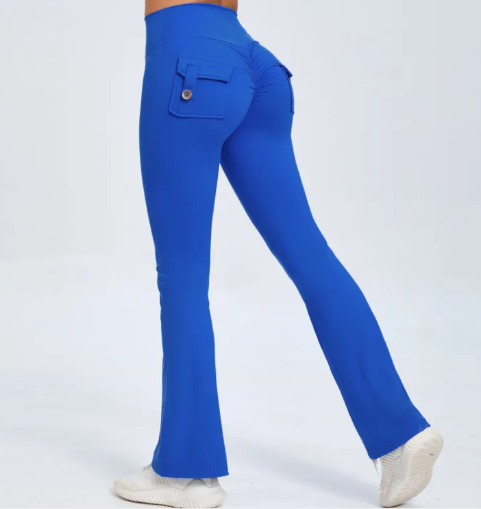 Wide-Leg Sports Leggings