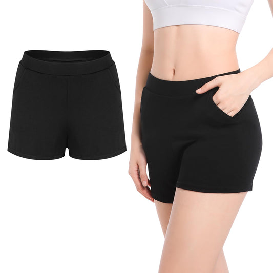 Incontinence Underwear for Women Washable - Women’s Leak Proof Underwear Reusable Incontinence Underwear for Women Bladder Control Incontinence Overnight Sleep Shorts Boyshort Black-XL