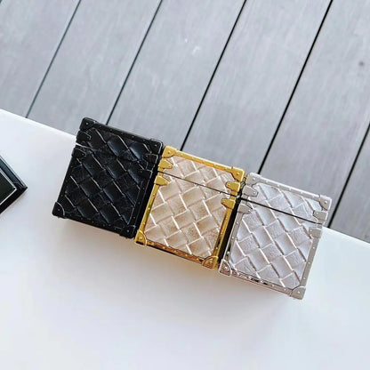 Woven Leather AirPods Case for Wireless Earbuds