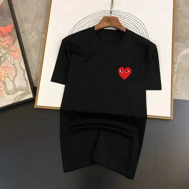 Luxury Brand Summer Love Print Cotton T-Shirts