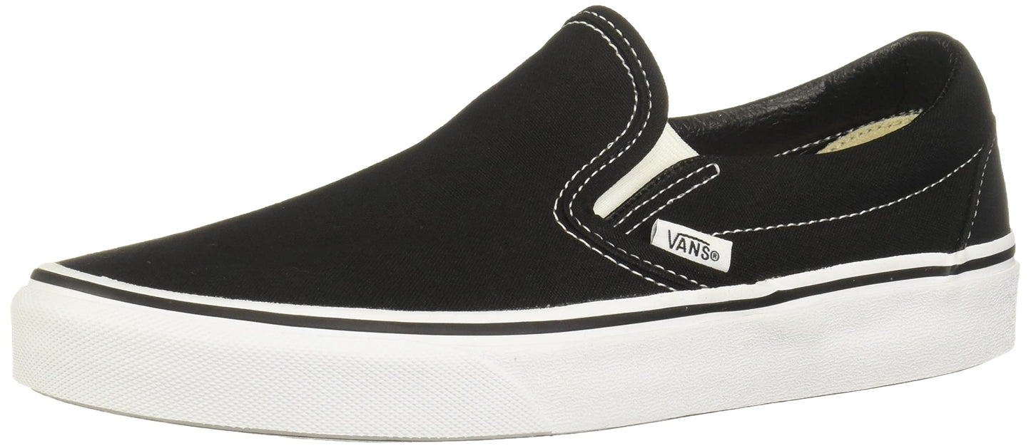 Vans U Classic Slip-On Unisex-Adult Trainers Black White 8.5 us