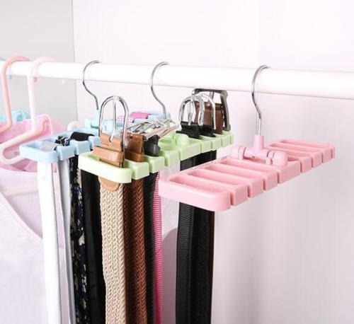 8-Card Belt Hanger for Ties, Scarves, and Belts