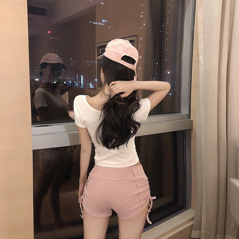 High-Waisted Athletic Shorts for Fitness and Sports