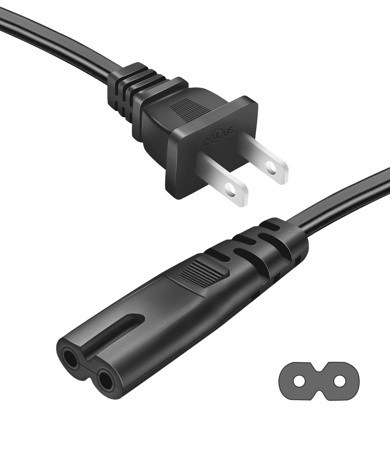 AC Power Cord for PS5/PS4/PS4 Slim/PS3 Slim/PS3 Super Slim Xbox Series S/Xbox Series X Xbox One S/Xbox One X PlayStation 5 PlayStation 4 Slim PlayStation 3 Slim Power Cable Replacement 6 Feet