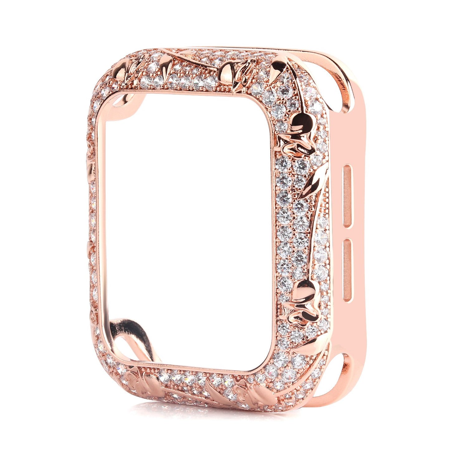 Tulip Metal Watch Set with Diamonds