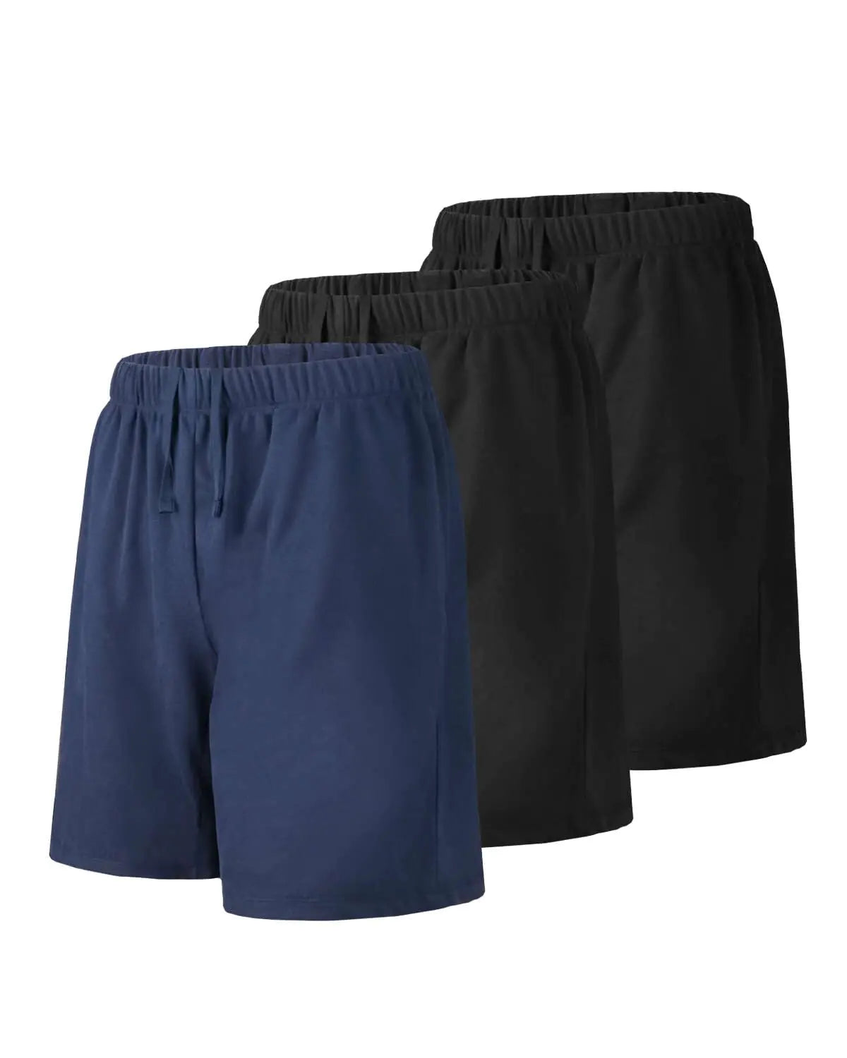 Liloak Multipack Athletic Shorts Men 7 InchCotton Knit Shorts MenMens SweatShorts with Pockets for WorkoutGymRunning